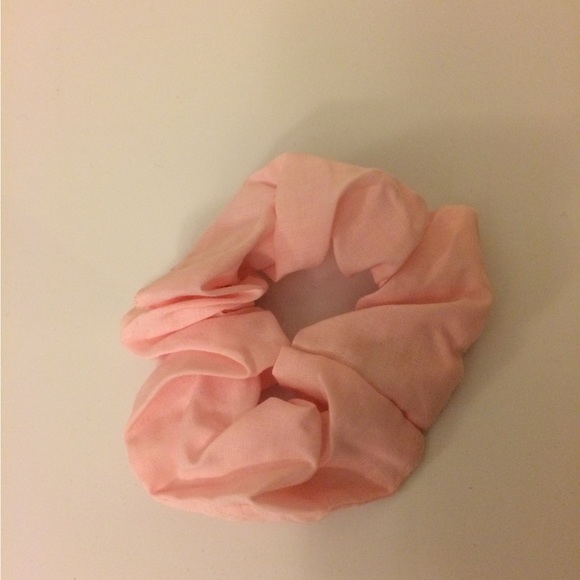 $4 Add-On New Hair Scrunchie Handmade Ponytail Elastic Hair Accessory Pink - Picture 1 of 1